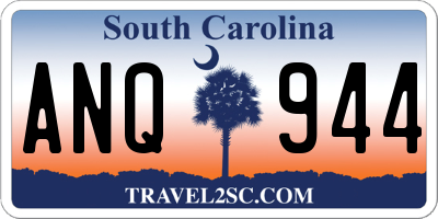 SC license plate ANQ944