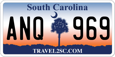 SC license plate ANQ969
