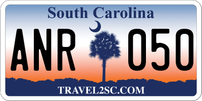 SC license plate ANR050