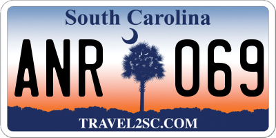 SC license plate ANR069