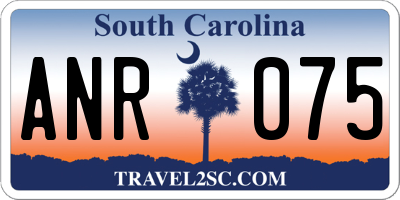 SC license plate ANR075