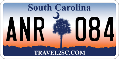 SC license plate ANR084