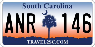 SC license plate ANR146