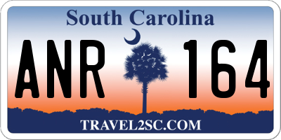 SC license plate ANR164