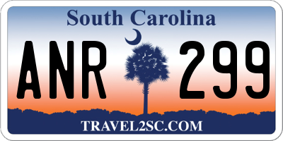 SC license plate ANR299
