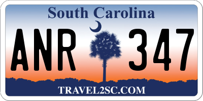 SC license plate ANR347