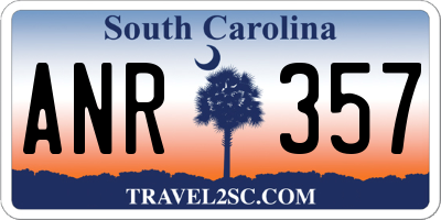 SC license plate ANR357