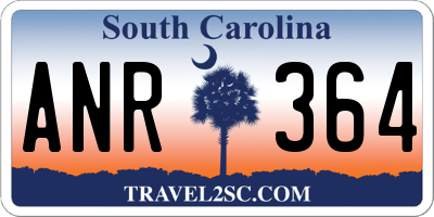SC license plate ANR364
