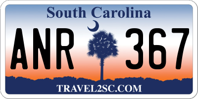 SC license plate ANR367
