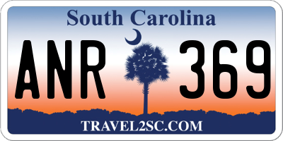 SC license plate ANR369