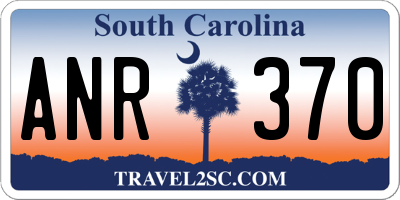 SC license plate ANR370