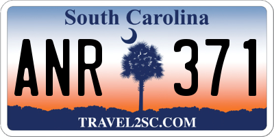 SC license plate ANR371