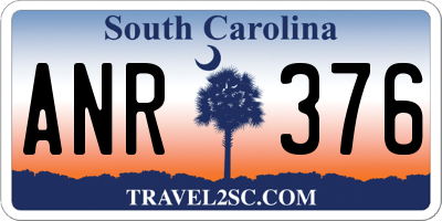 SC license plate ANR376