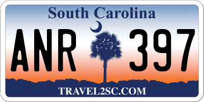 SC license plate ANR397