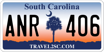 SC license plate ANR406
