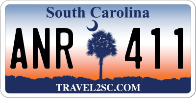 SC license plate ANR411