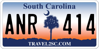 SC license plate ANR414
