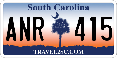SC license plate ANR415