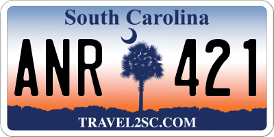 SC license plate ANR421