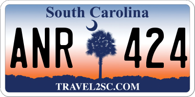 SC license plate ANR424