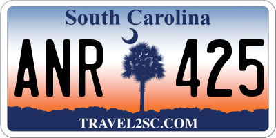 SC license plate ANR425