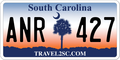 SC license plate ANR427