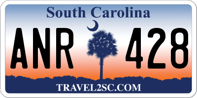 SC license plate ANR428