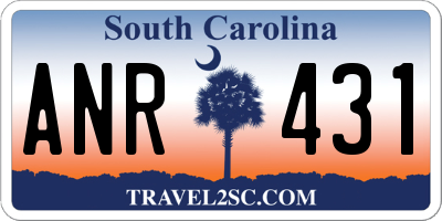 SC license plate ANR431