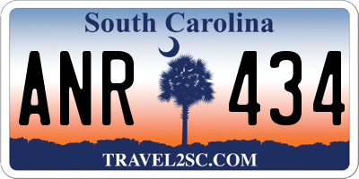 SC license plate ANR434