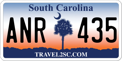 SC license plate ANR435