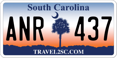 SC license plate ANR437