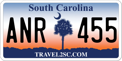 SC license plate ANR455