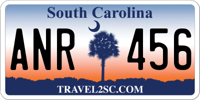 SC license plate ANR456