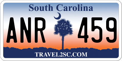 SC license plate ANR459