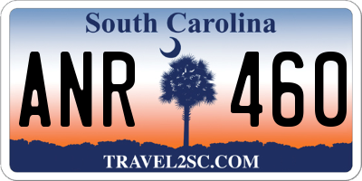 SC license plate ANR460