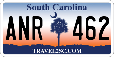 SC license plate ANR462