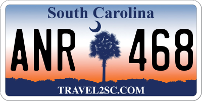 SC license plate ANR468