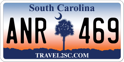 SC license plate ANR469