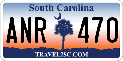 SC license plate ANR470