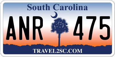 SC license plate ANR475
