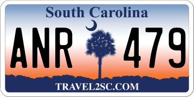 SC license plate ANR479