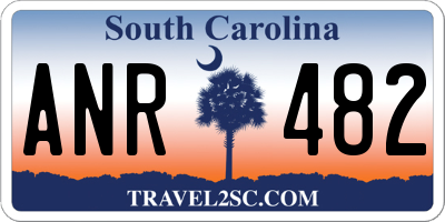 SC license plate ANR482