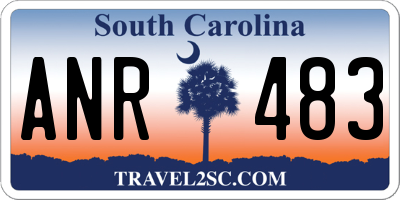 SC license plate ANR483
