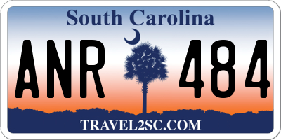 SC license plate ANR484