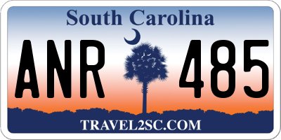 SC license plate ANR485