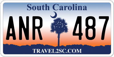 SC license plate ANR487