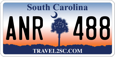 SC license plate ANR488