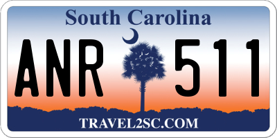 SC license plate ANR511