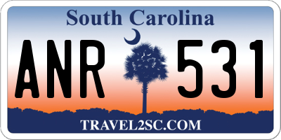 SC license plate ANR531