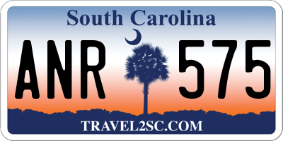 SC license plate ANR575